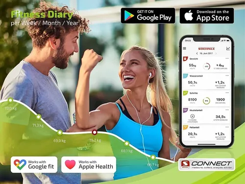 Balanza Baño Leifheit Shape Sense 100 Con App Bioimpedancia