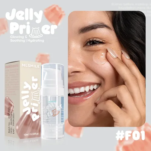 Prebase De Maquillaje En Gelatina De 4 Colores De Larga Dura
