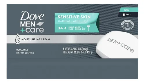 Barra De Afeitar Dove Men+care Para Manos Y Cuerpo, Rostro Y Piel