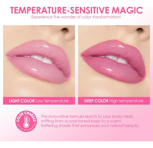 Brillo De Labios De Tres Piezas Que Cambia De Color Con Llav 6ml*3 Pcs