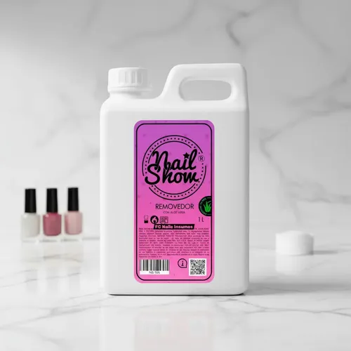 Nail Show 1 Litro Removedor Semipermanente Soft Gel Acrílico