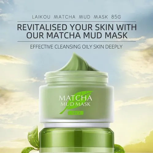 Laikou Matcha Mud Mask: Brillo Natural Y Efecto Detox 85g