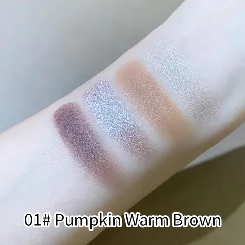 Paleta De Sombras Nude 4 Colores, Larga Duración