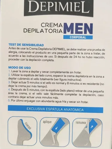 Crema Depilatoria Corporal Hombre X 120 Grs Depimiel