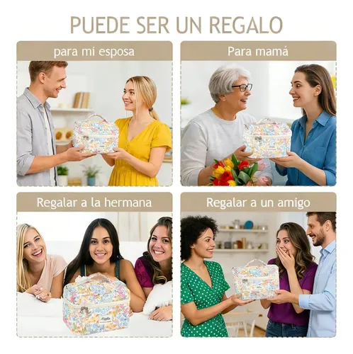 Juego De Tres Piezas De Bolsas De Maquillaje Para Mujer