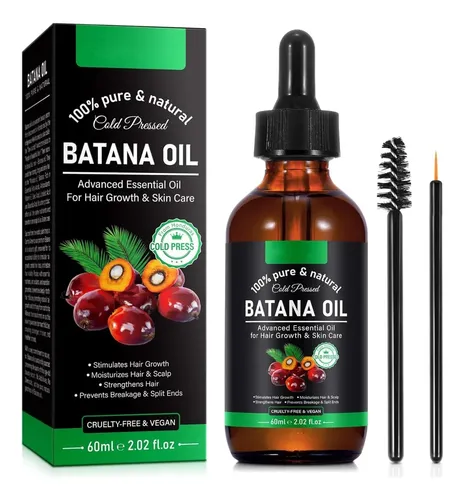 2pcs Aceite De Batana 100% Puro Crecimiento Capilar
