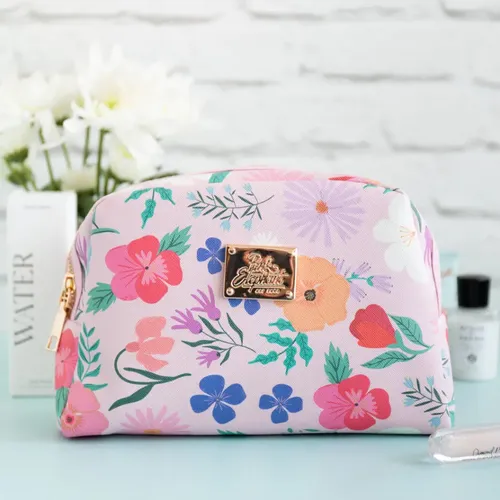 Necesair Impermeable Bolsito Cuerina Maquillaje Viaje Forro
