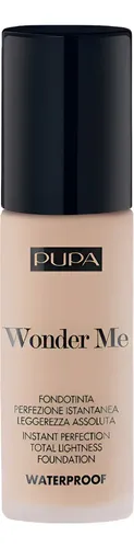 Base de maquillaje líquida Pupa Wonder Me mate porcelana a prueba de agua