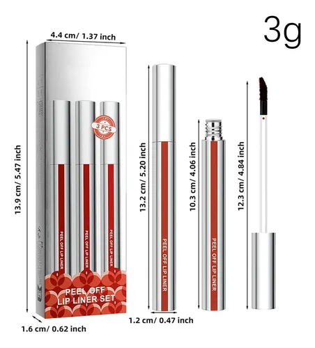 Tinte Labial 3x Mate Impermeable Hidratante