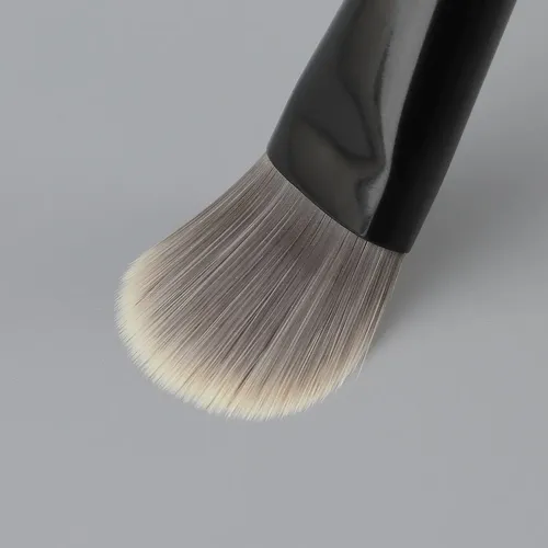 1 Brocha De Base Negra Inclinada Forma De Lengua