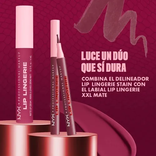 Nyx Pmu Lip Lingerie Lip Stain Cuff Me, 1 Ml