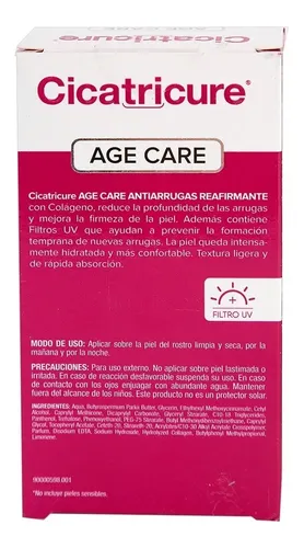 Cicatricure Age Care Antiarrugas Reafirmante Facial 50g Mome