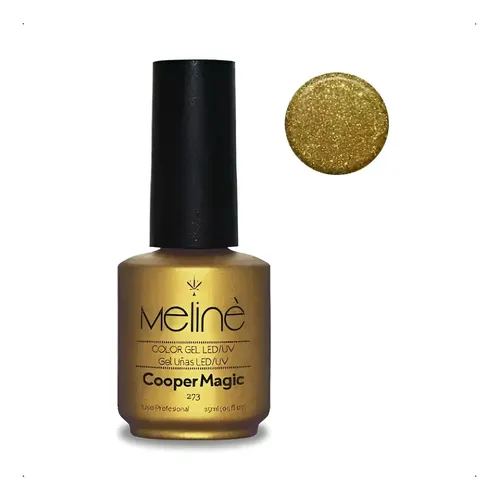 Meline Esmalte Semipermanente Gel Led/uv 273 Copper Magic