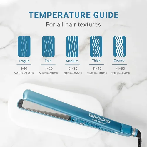Plancha De Pelo Babylisspro Nano Titanium 1 Pulgada