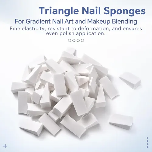 28 Esponjas Triangulares Desechables Para Maquillaje 28pcs/1 Pack