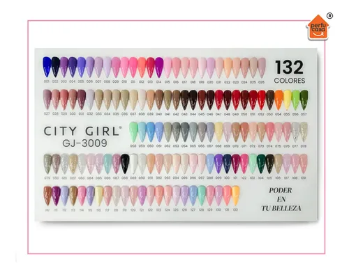 Esmalte De Color City Girl Semipermanentes 7ml Profesional