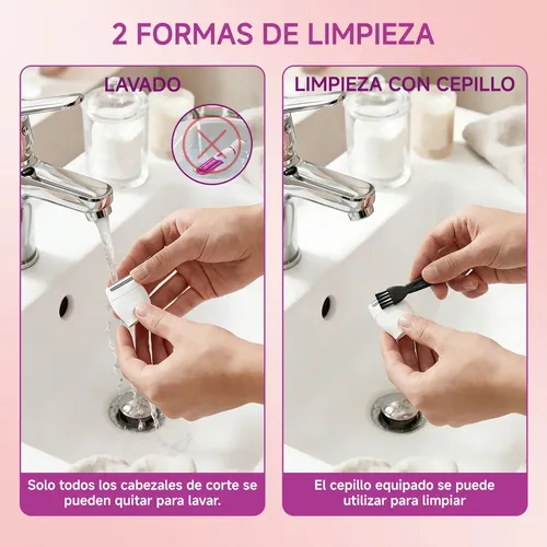 For For Depiladora Electrica Mujer 4 En 1 Bikini Cejas Sin