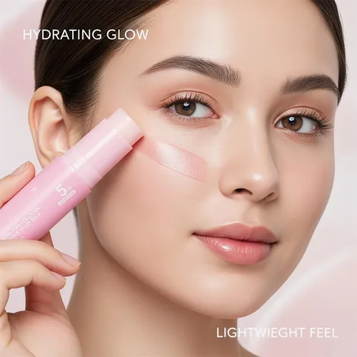 Bálsamo Múltiple Volumen De Colágeno Rosa, Labios Y Cuello,