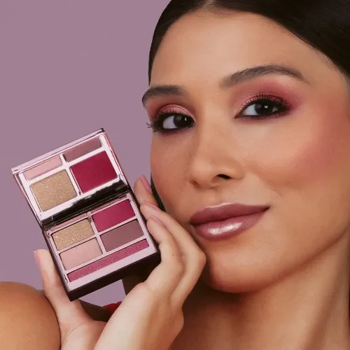 Natura Una Pro Palette De Sombras 5 Colores Larga Duración Rich Cranberry