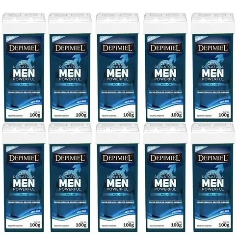 Cera Depimiel Roll-on Men Hombre Powerful X100g