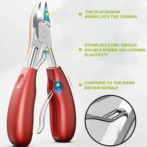 Cortaúñas De Dedo Del Pie 2pc Corrección De Uñas Pinzas Clip