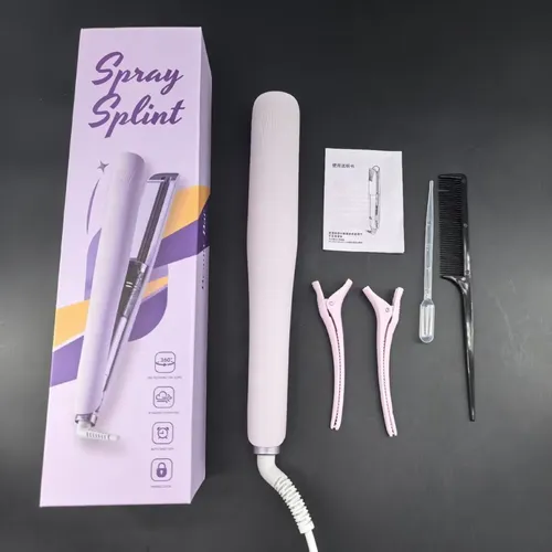 Plancha De Pelo C Con Función De Vapor Para Alisar Y Rizar