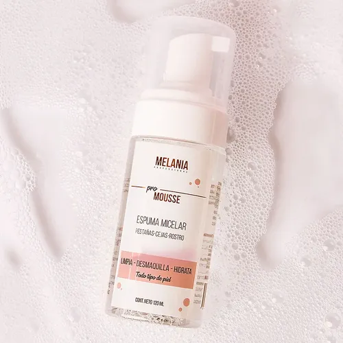 Espuma Micelar Melania P/limpieza De Pestañas/cejas Y Rostro