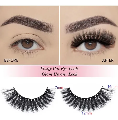 Pestañas Postizas Wispy Apcyust 10 Pares 5 Estilos
