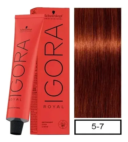 Coloración Igora Royal, 60 g, cobre marrón claro, 5-7 g