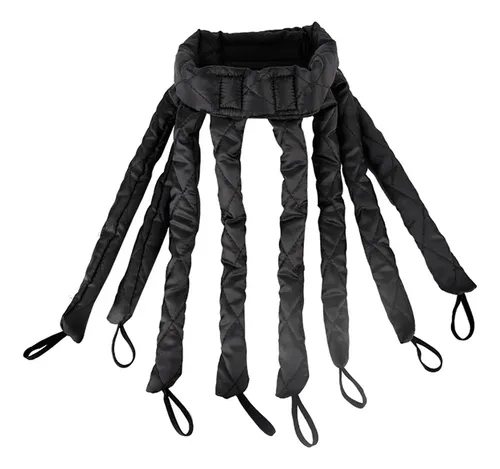 Diseño De Pulpo Rizadores De Pelo Negro Para Cabello Largo