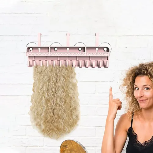 Soporte Para Extensiones De Cabello Con Montaje En Pared