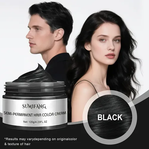 Tinte Negro Semipermanente Para Cabello | Suave Y Duradero