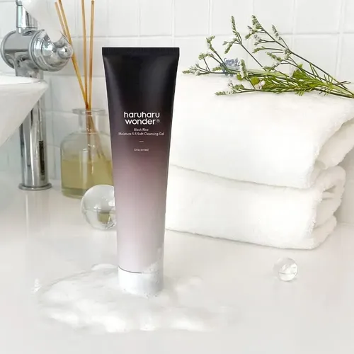 W Haruharu Wonder Gel Limpiador Facial Arroz Negro Ph W,