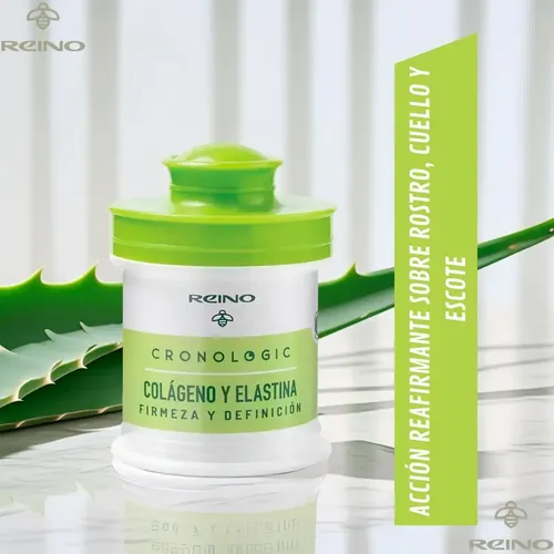 Crema Facial Antiarrugas Con Colágeno Y Elastina Reino Todo Tipo De Piel Día/noche