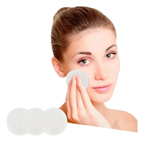 Kitx3 Pads Facial Bambu Y Algodon Reutilizables Naturales