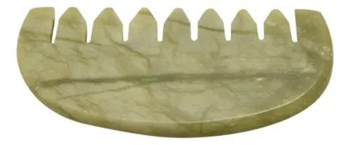 – Peine De Madera Guasha, De Jade Natural, Para El Cuidado =