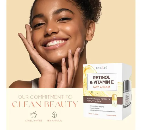 Hidratante Facial Skin con Retinol y Vitamina E para Piel Dañada