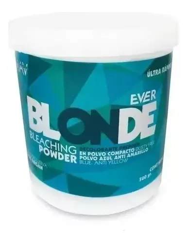 3 Polvo Decolorante Ever Blonde Celeste Mav Tono 1 Negro