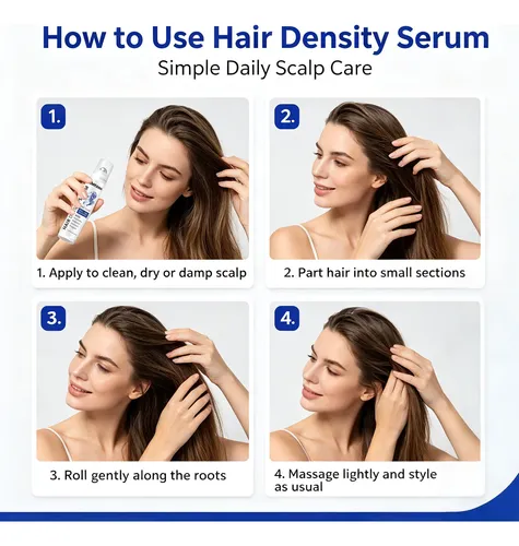 Sérum De Densidad Capilar En Rollo Sumifang, Cabello Más Abu