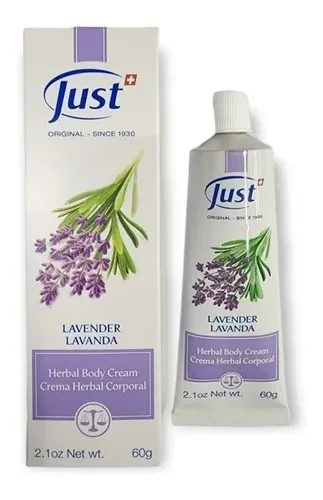 Swiss Just Crema De Lavanda, Relajante E Hidratante, 60 G