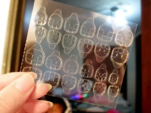 Sticker Adhesivo X5 Pegamento Para Tips Uñas Postizas Cinta
