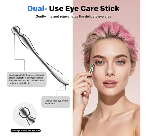Kit 5 Herramientas Gua Sha Metal Marrón Para Masajes