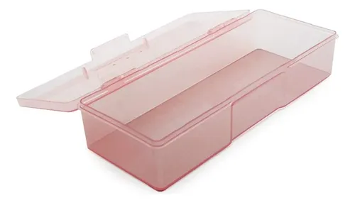 Caja De Suministros De Uñas Rolabling De Plástico Duradero P