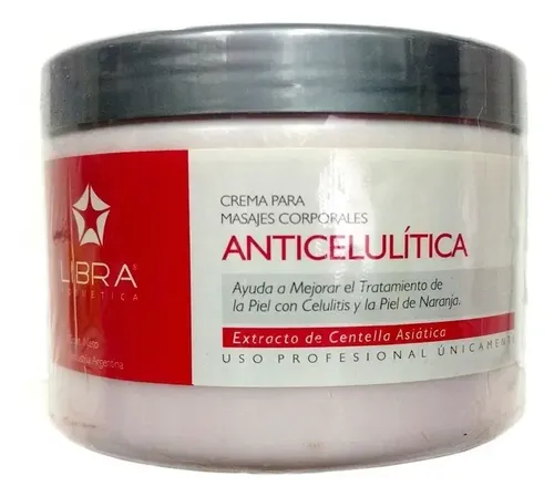 Crema Masajes Anti Celulitis X 250gr Centella Asiatica Libra