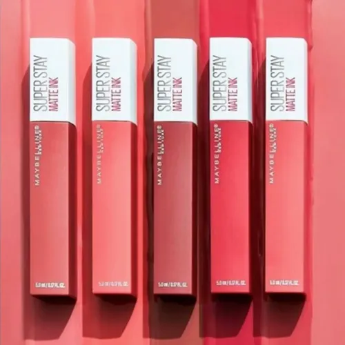 Lápiz labial Maybelline Super Stay Matte Ink, color 525 Vixen, de larga duración