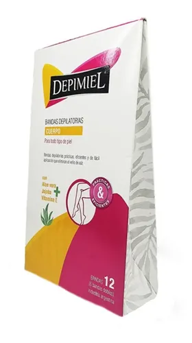 Bandas Depilatorias Dobles Para Piernas X 6 U Depimiel