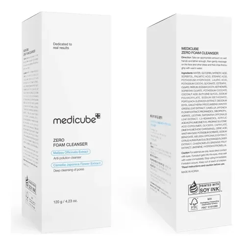 Medicube Zero Foam Cleanser – Jabón Para Piel Grasa 120 G Momento De Aplicación Día/noche