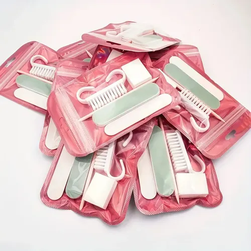 Pack 10 Kits Descartables De Manicura Profesional