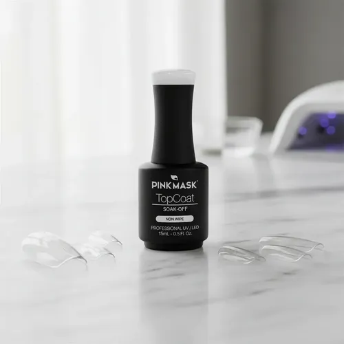 Pink Mask Top Coat Crystal 007 Tesmalte Semipermanente X15ml