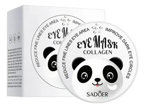Mascarilla Gel Contorno De Ojos Sadoer 80ml 60unidades Tipo De Piel Colageno